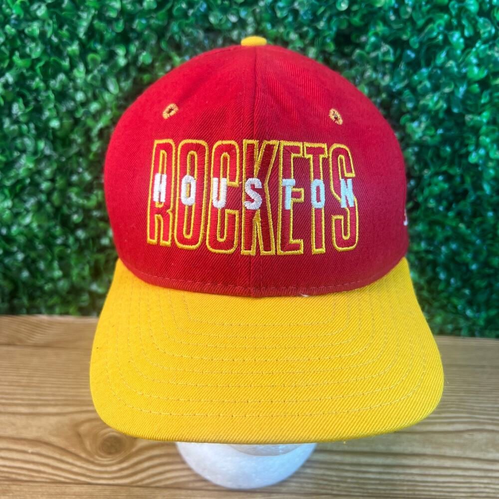 Vintage Houston Rockets Made in USA Hat Cap Damaged Snap Back